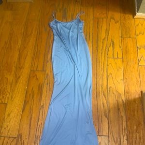 Bodycon maxi dress blue size M
